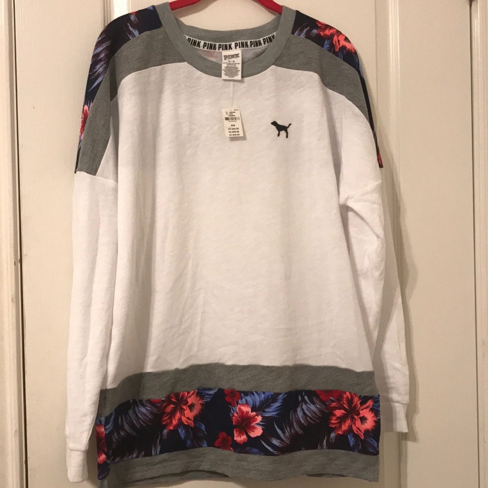 NWT pullover Victoria's Secret PINK SZ M